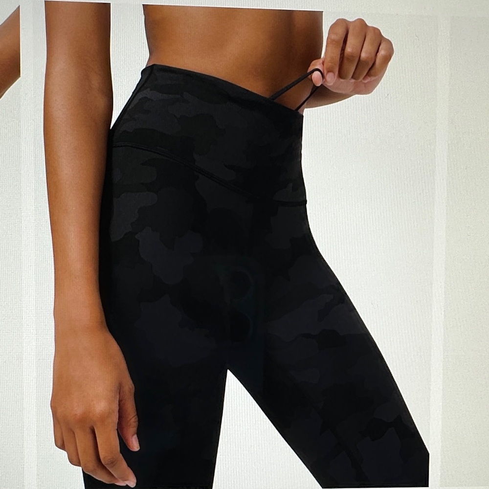 Lululemon Athletica Wunder Train High-Rise Tight - Camo Deep Coal Multi